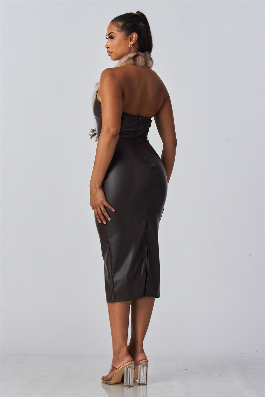 Trina Leather MIdi (Brwn)