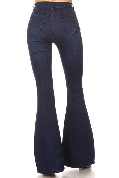 Supa Dope Bell Bottom Jeans (Drk)