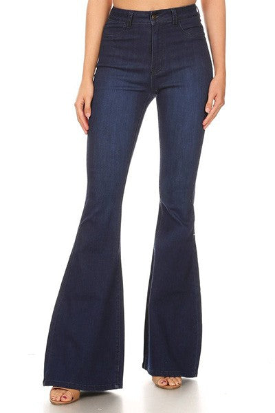 Supa Dope Bell Bottom Jeans (Drk)