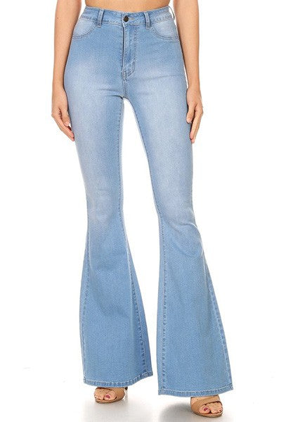 Supa Dope Bell Bottom Jeans (Lght)