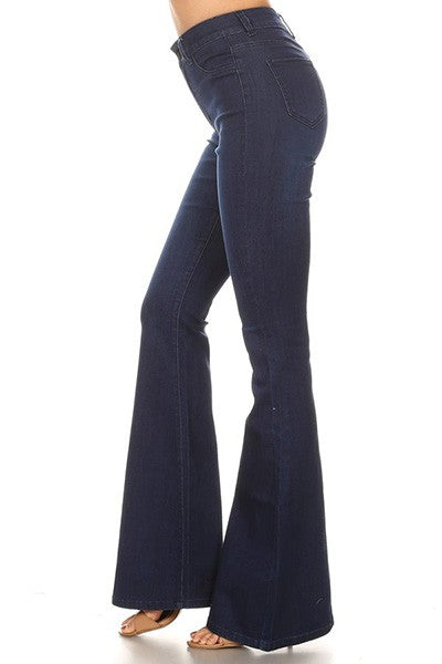 Supa Dope Bell Bottom Jeans (Drk)