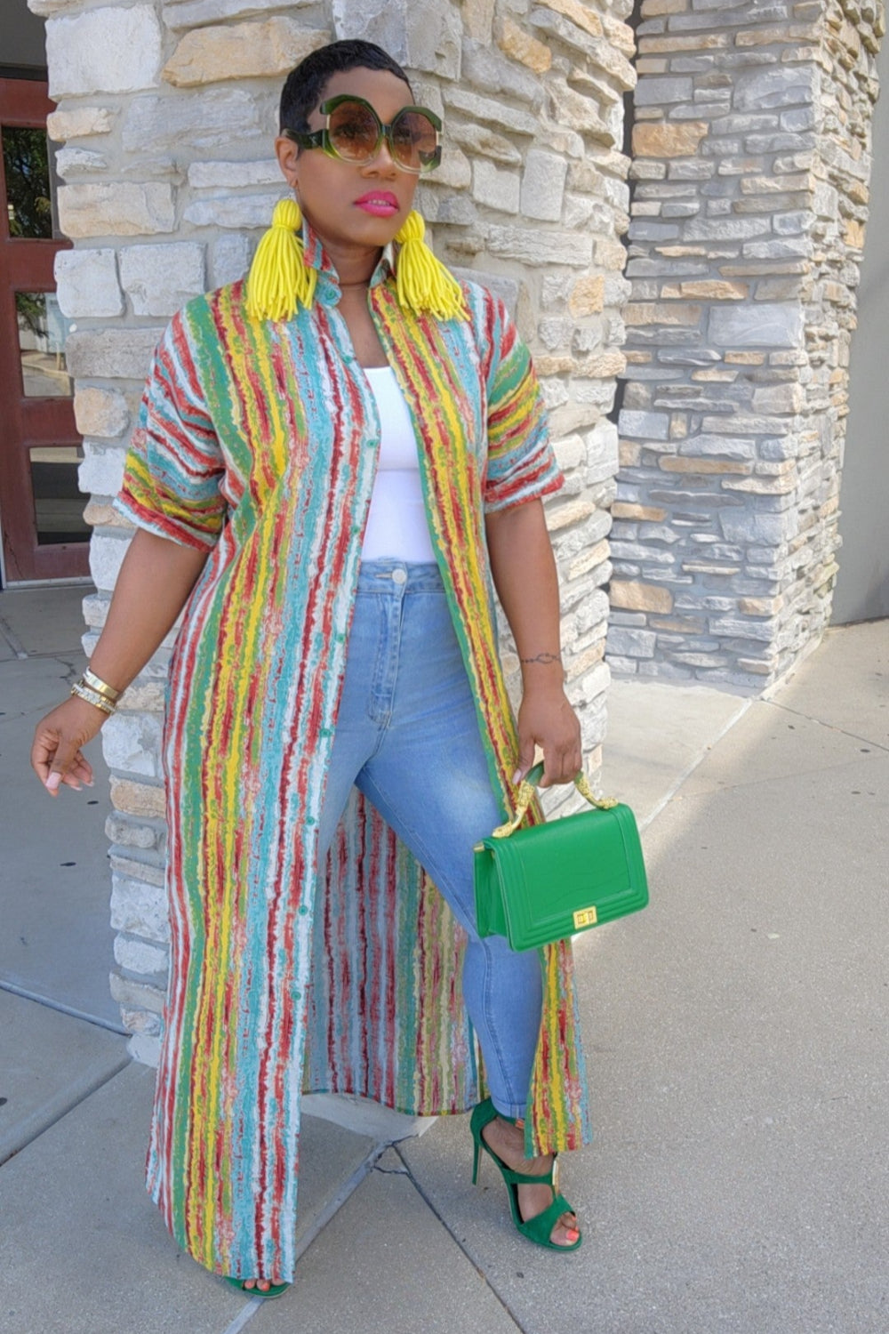 "Audrey" Maxi Shirt Dress