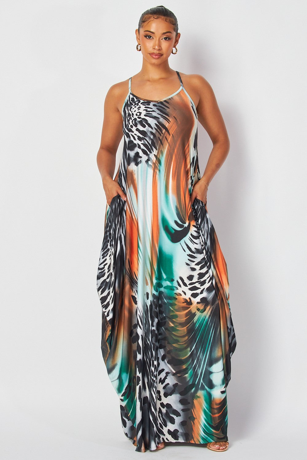 Lela Maxi Dress (Grey)