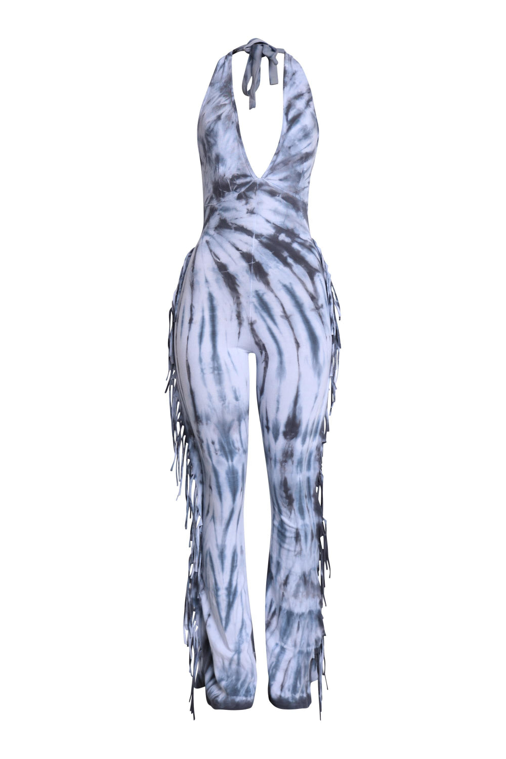 Daisy Tie-Dye Jumpsuit (Wht)