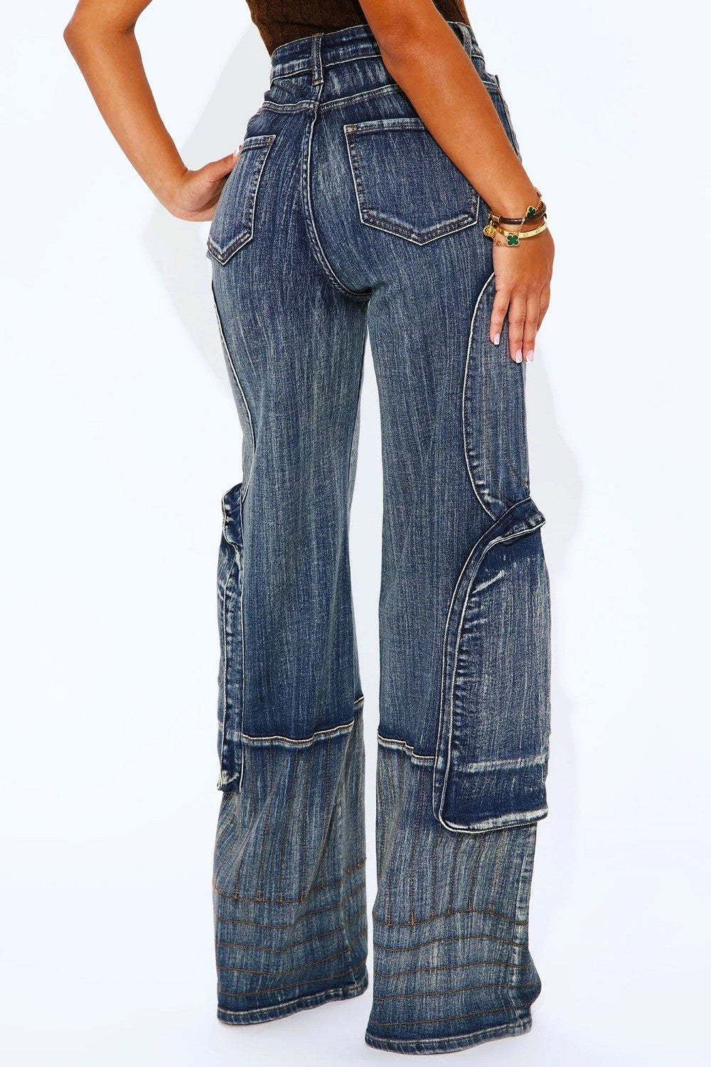 "Jada" Cargo Jeans