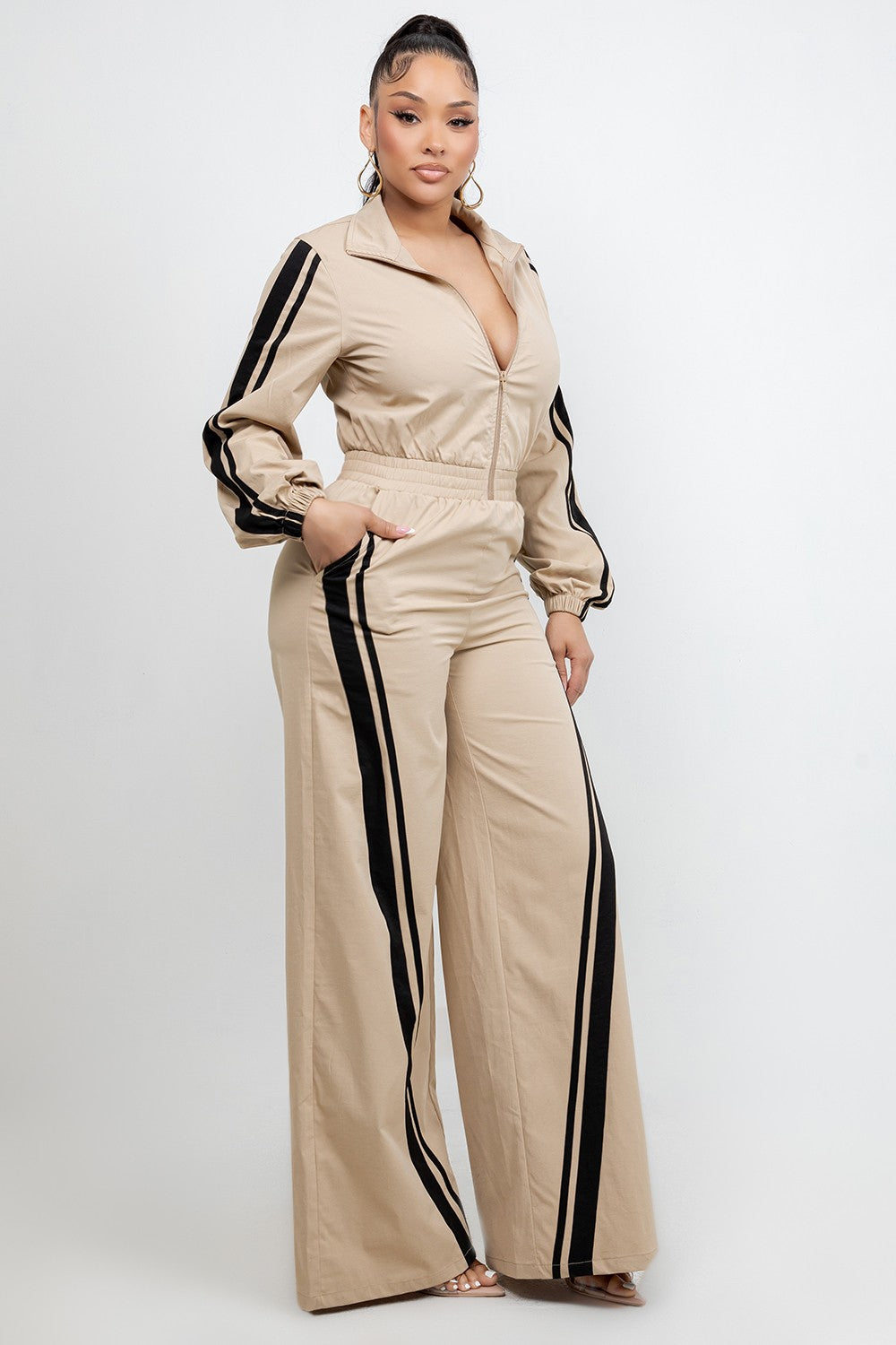 Kaylee Jumpsuit-Kha