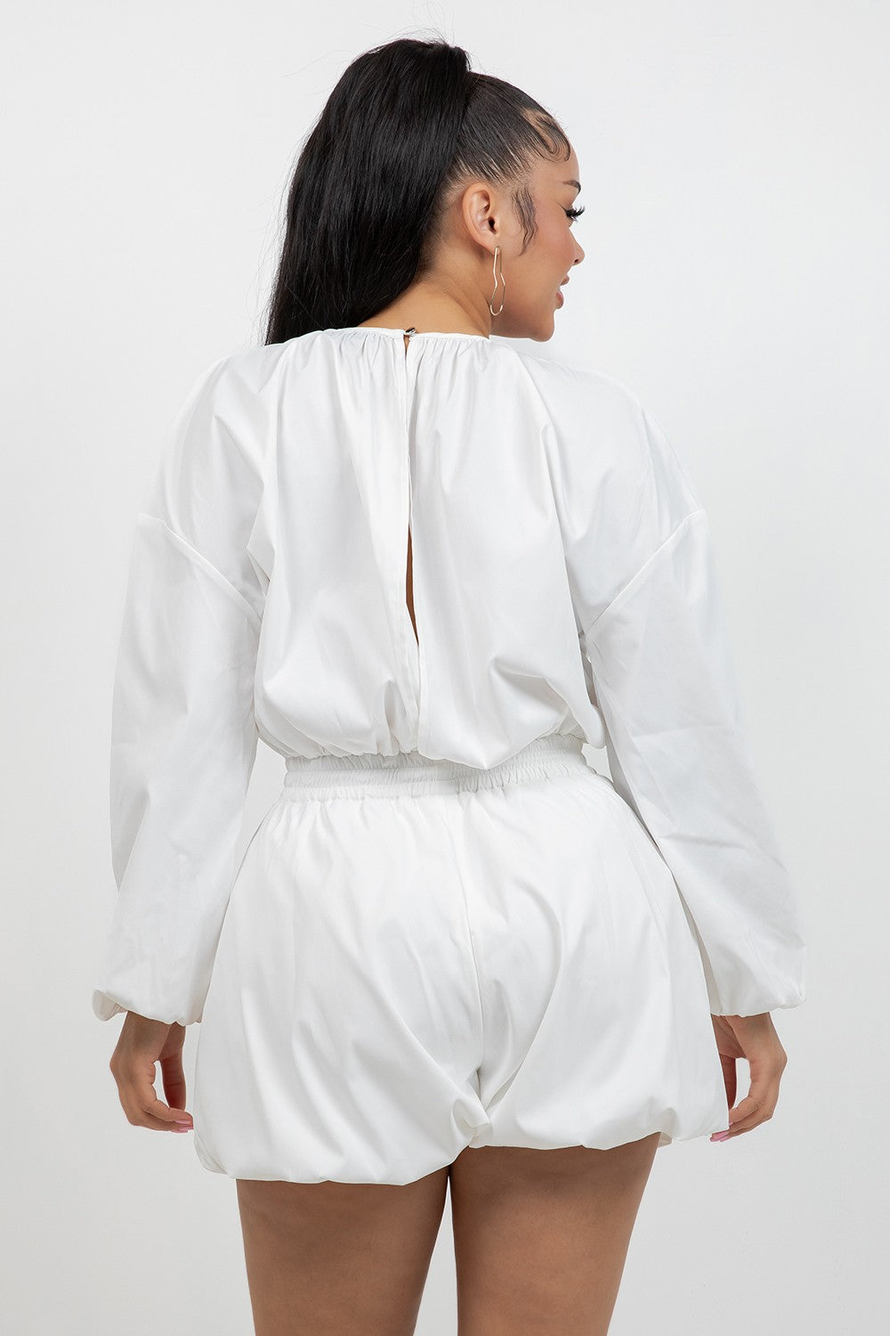 Kylee Romper-Wht