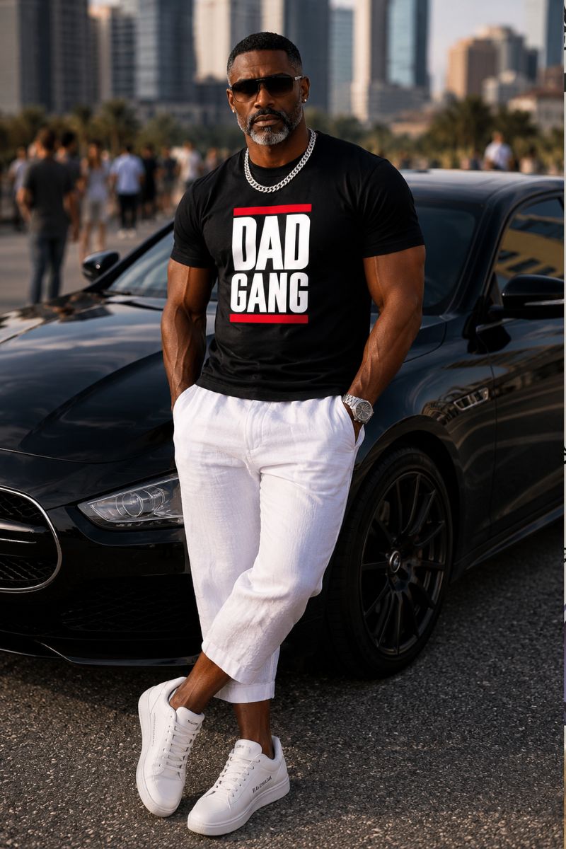 Dad Gang T-shirt -Black