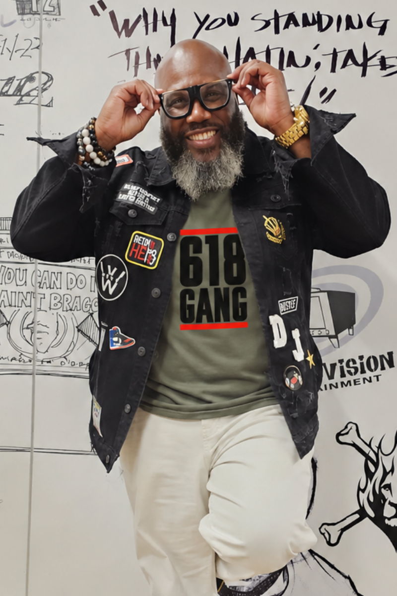 618 Gang T-shirt (olive/black)