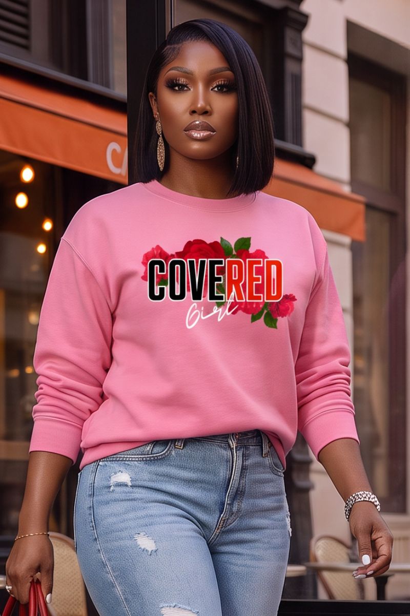 Covered Girl Floral-Pink