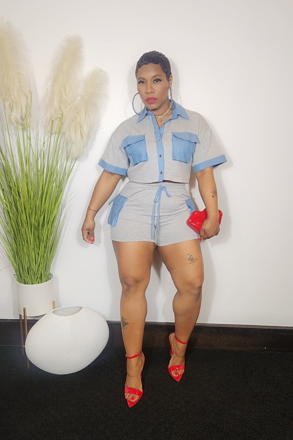 Walk It Out Top-Grey