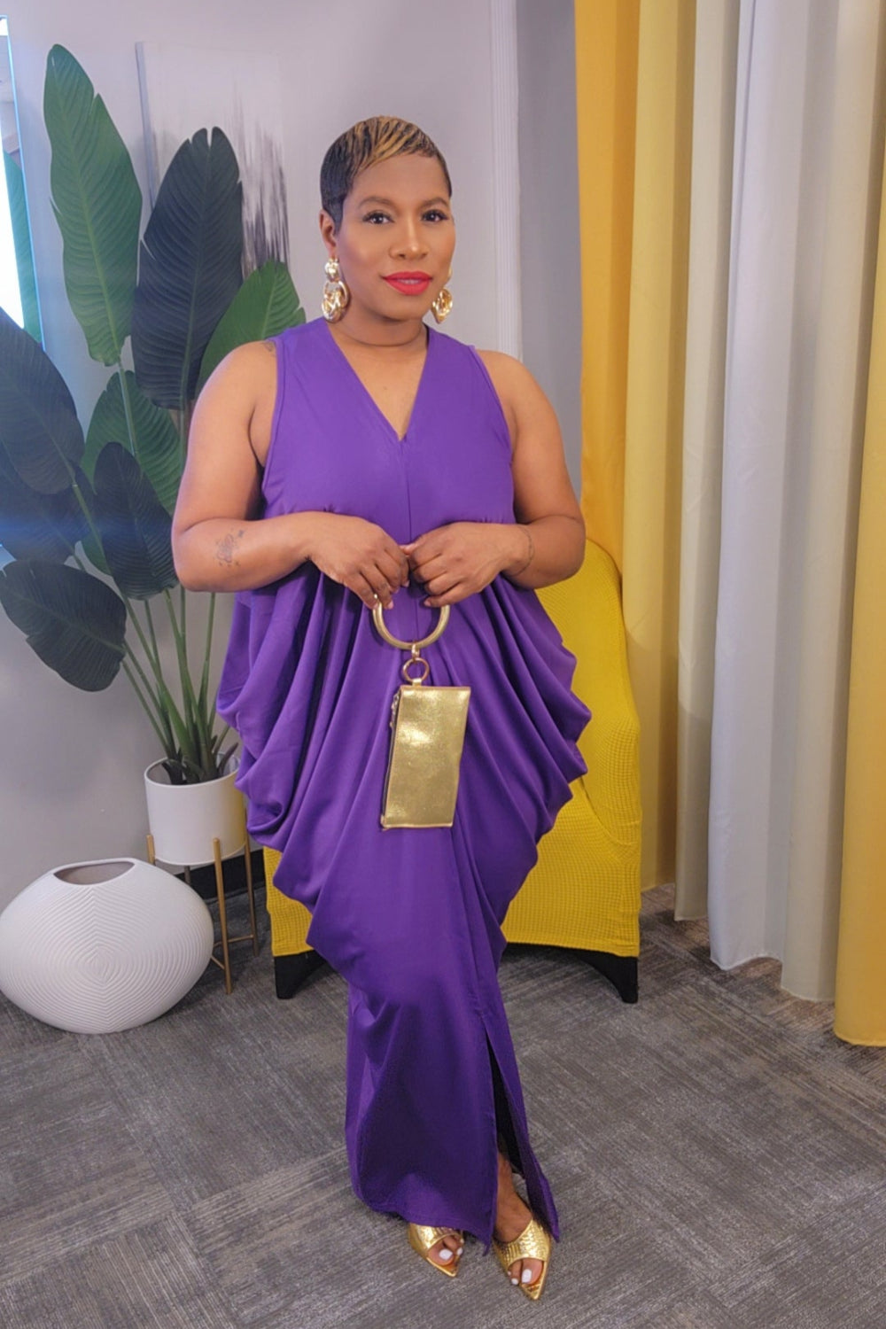 "Purple Passion" Maxi Dress