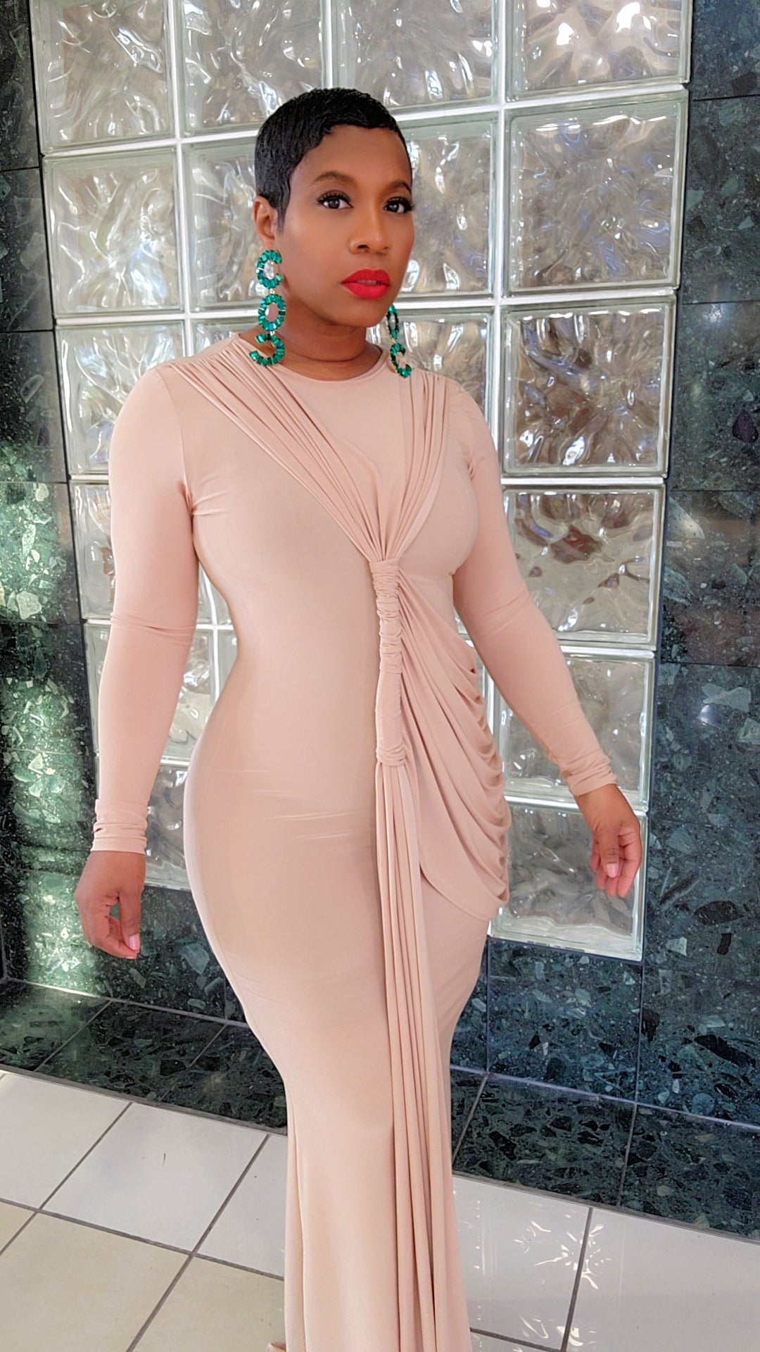 Dream Girl Maxi Dress (Nude)