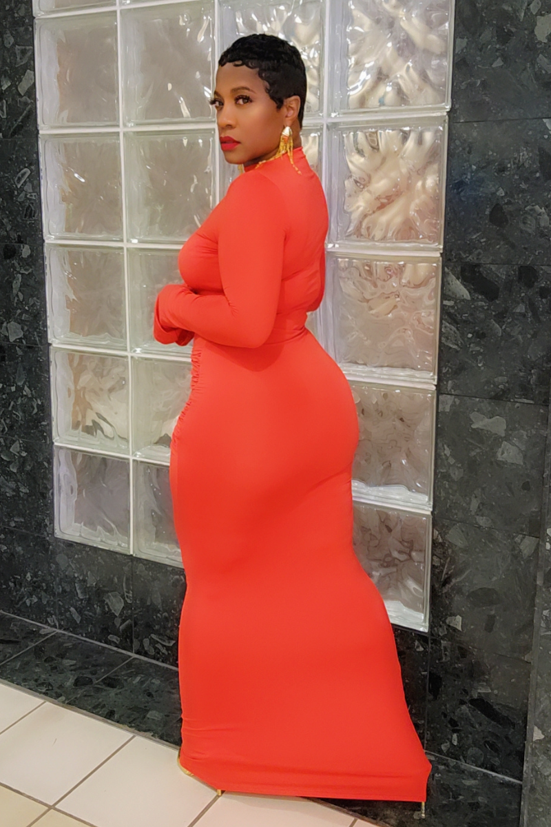 Bianca Maxi Dress (red)