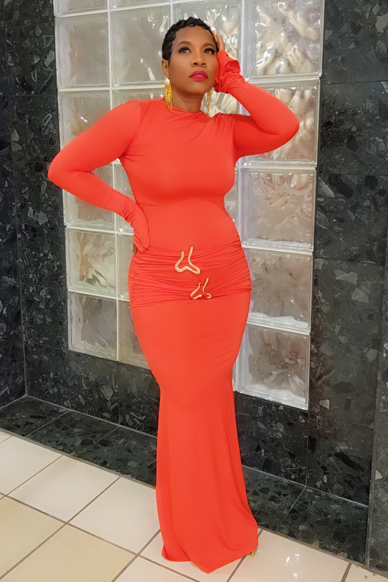 Bianca Maxi Dress (red)