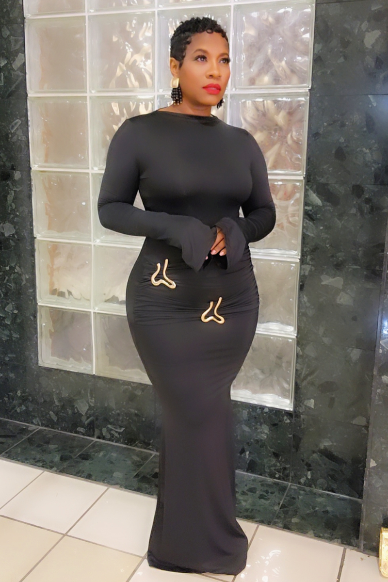 Bianca Maxi Dress (blk)