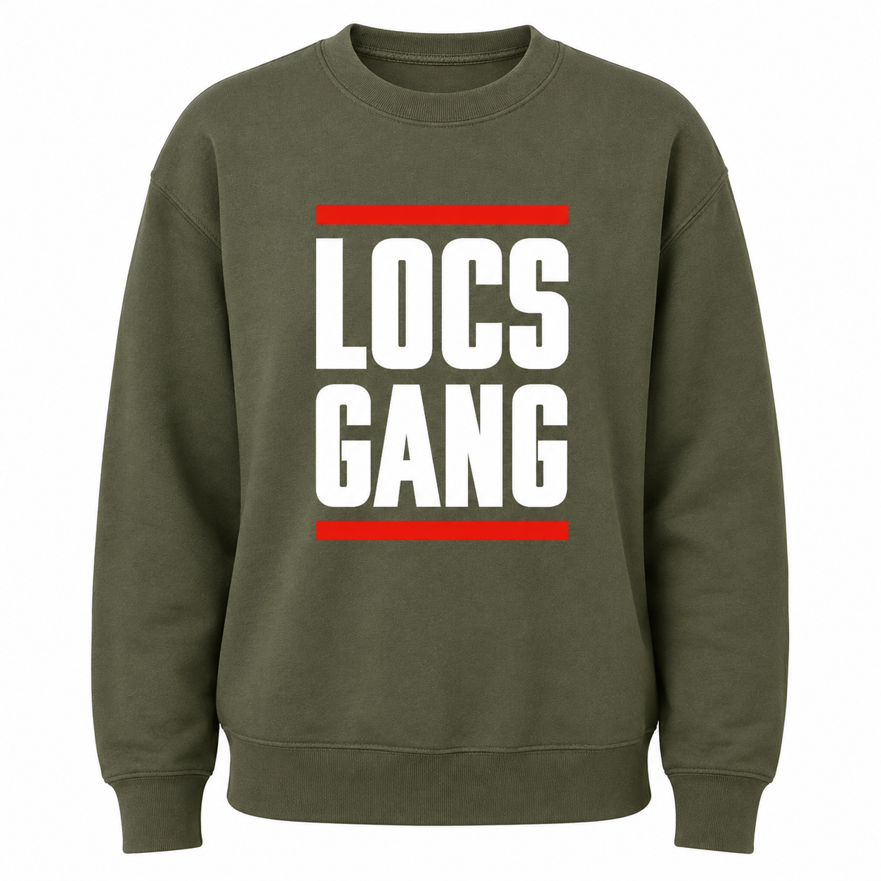 Locs Gang Sweatshirt (olive)
