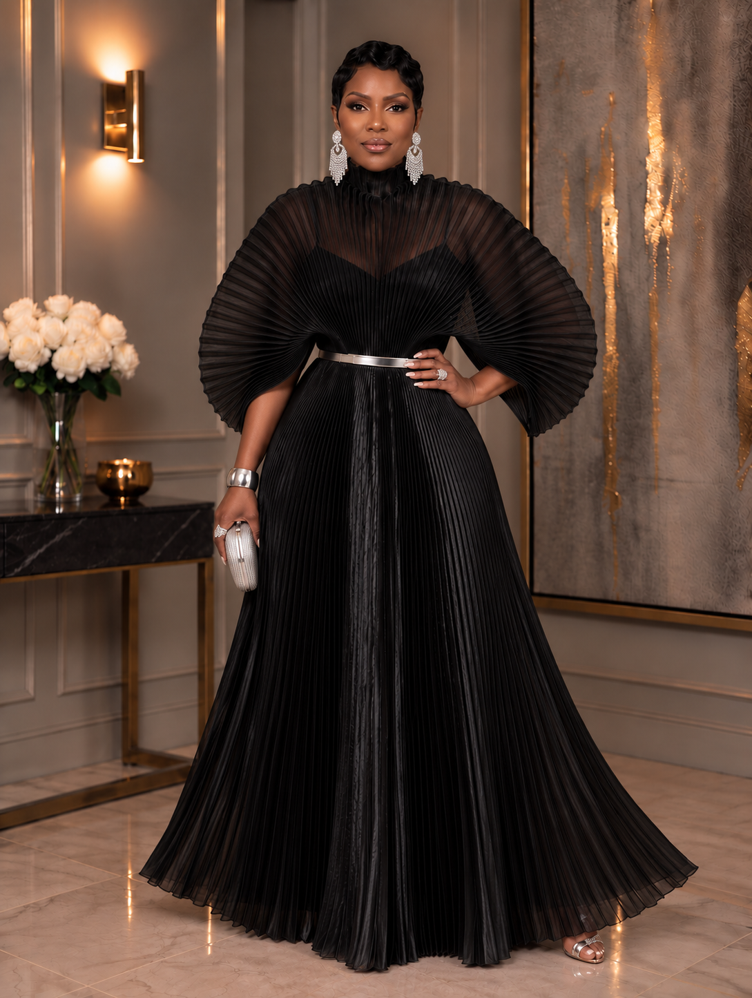 Deborah Maxi Dress (blk)