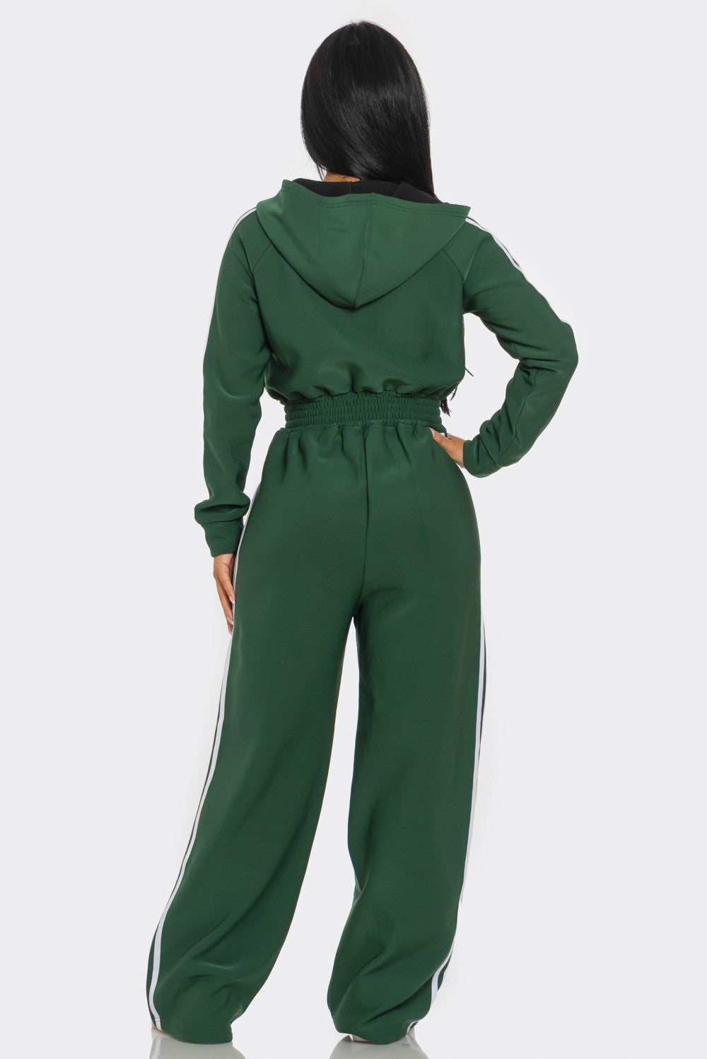 In the Fast Lane Jumpsuit (Grn)