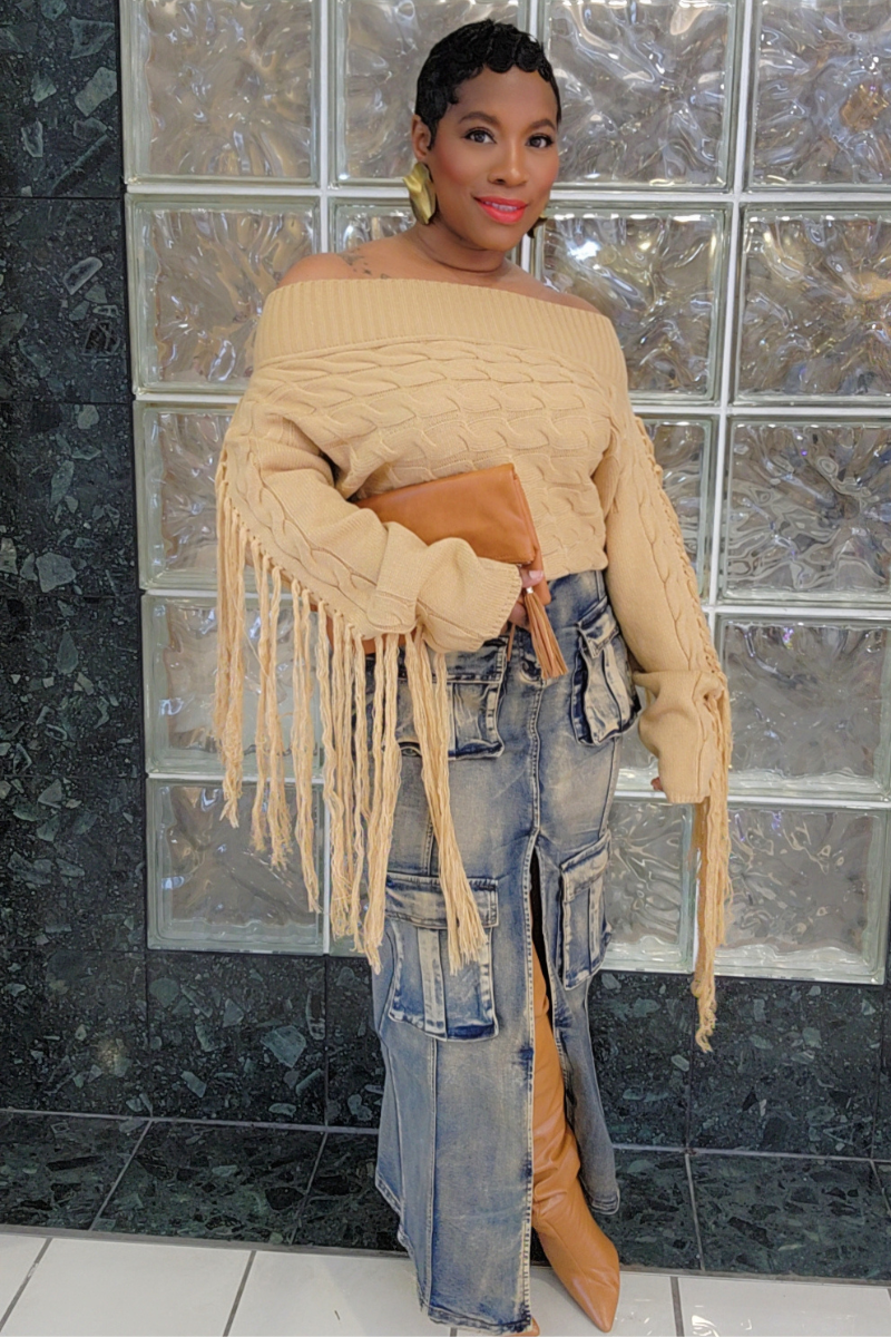 Enchanting Knit Sweater (Tan)