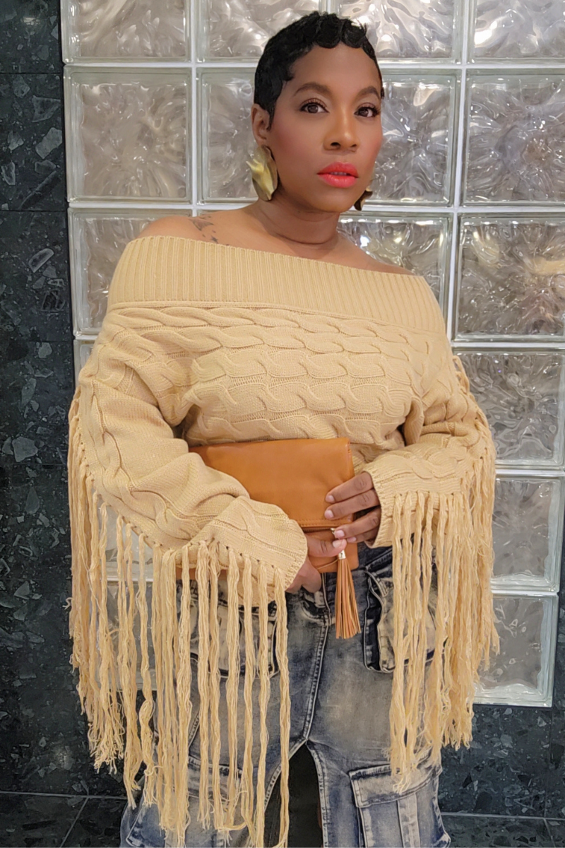 Enchanting Knit Sweater (Tan)