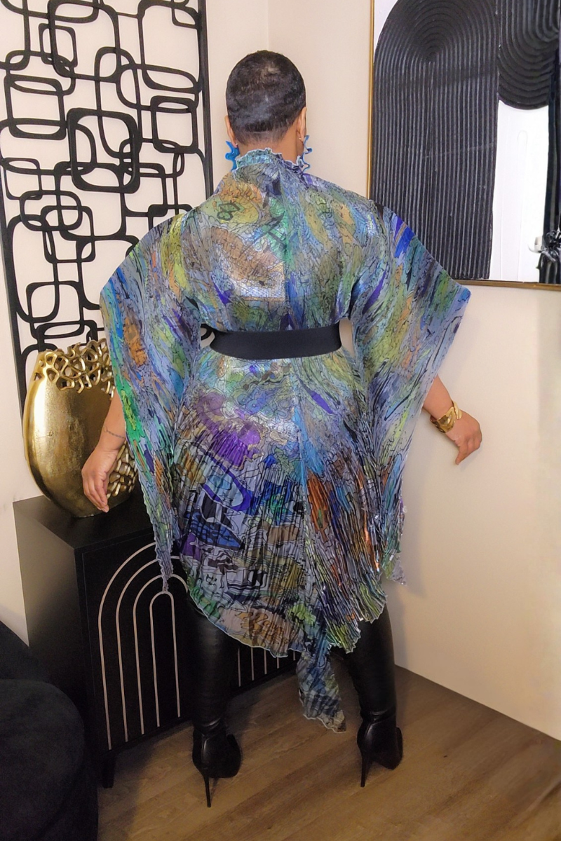 Esther Midi Dress (blue)