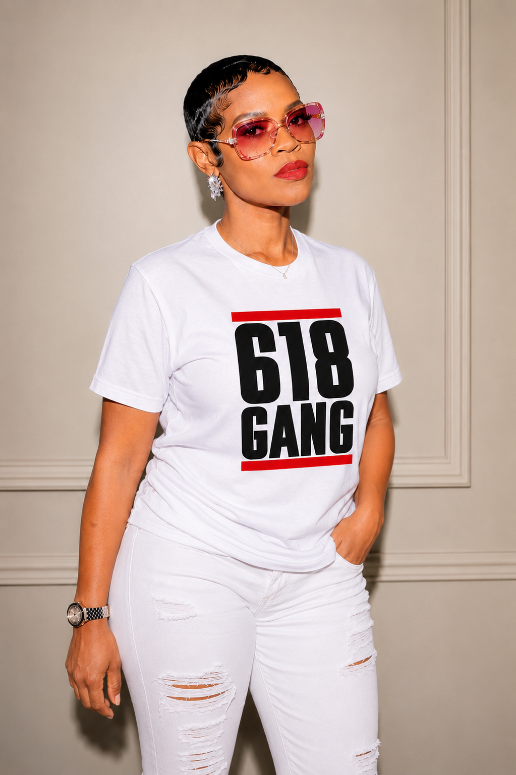 618 Gang T-shirt (white)