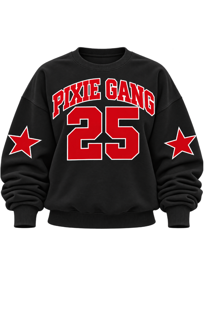 New- Pixie Gang 25 Sweatshirt (black)