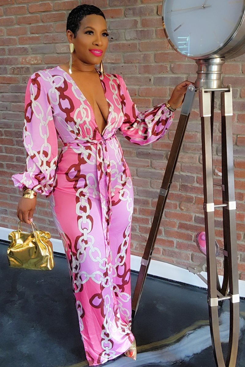 Classy & Sassy Jumpsuit (pink)
