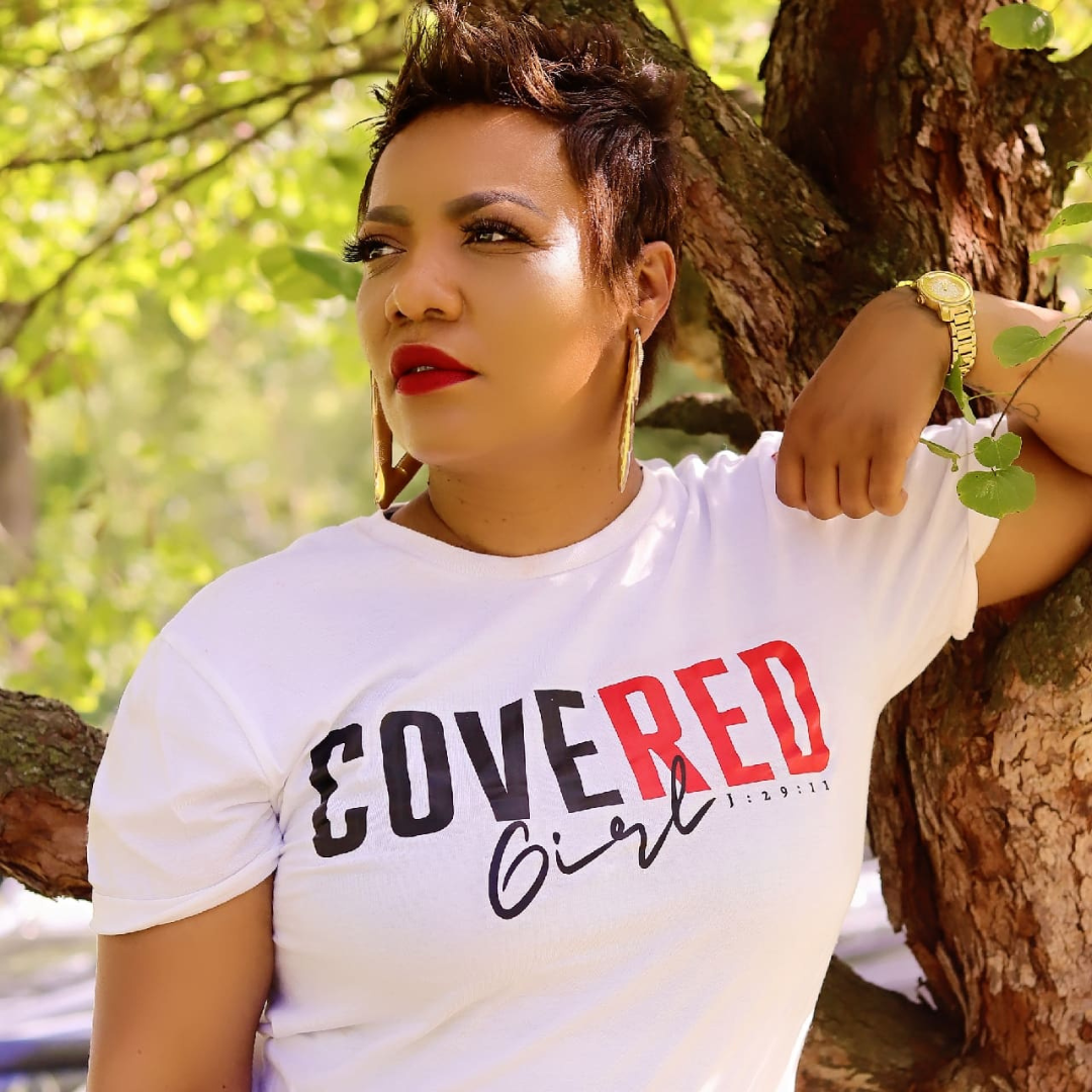 Covered Girl J:29:11 T-shirt (White)