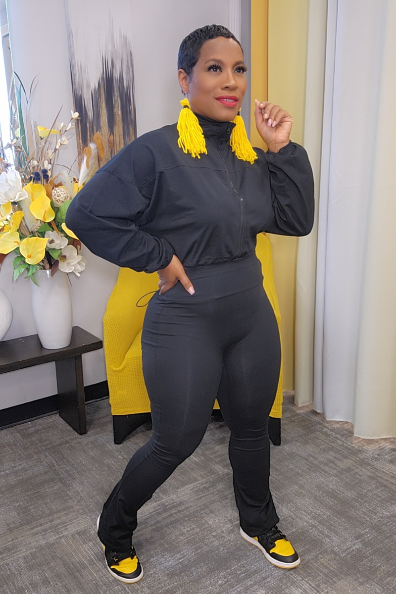 Lucy Highwaist Jogger Set (blk)