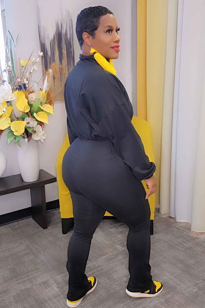 Lucy Highwaist Jogger Set (blk)