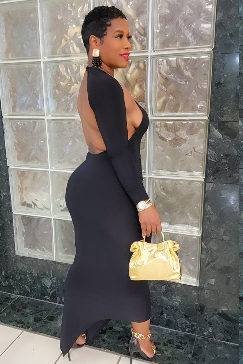 Sexy Love Maxi Dress (Blk)