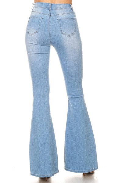 Supa Dope Bell Bottom Jeans (Lght)