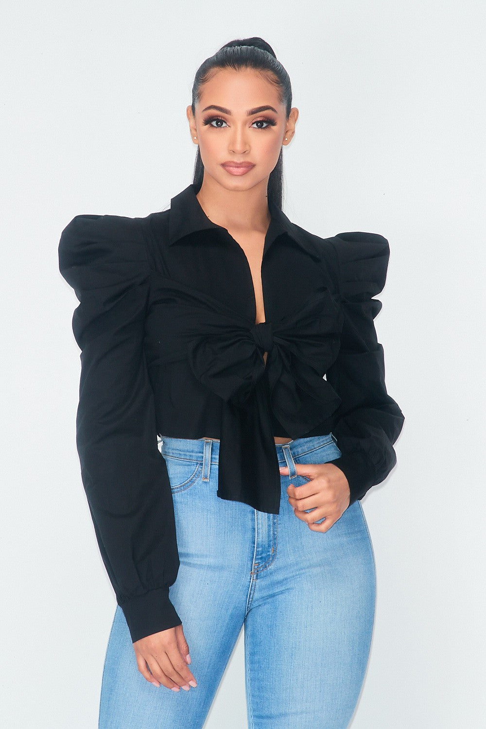 Poplin Tie Top