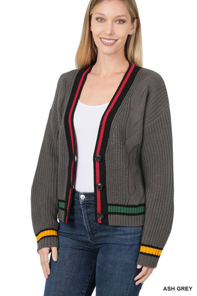 School Daze Cardigan- Available for Pre-Order- Ships On or Before 11/29