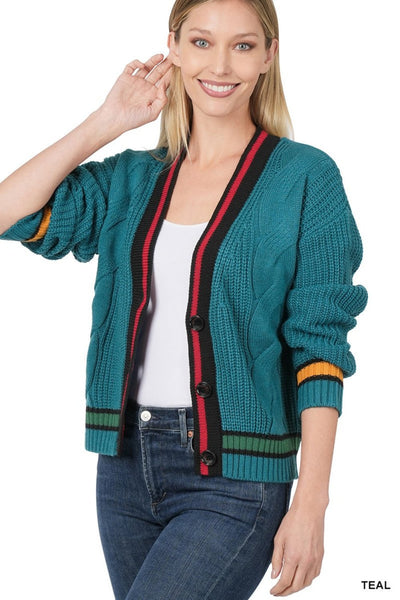 School Daze Cardigan- Available for Pre-Order- Ships On or Before 11/29