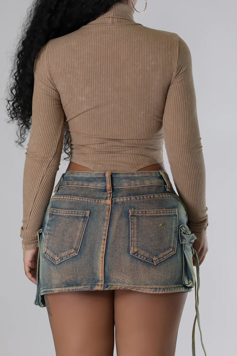 Drill Team Cargo Skirt