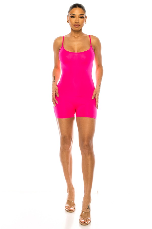 Nylon Stretch Romper