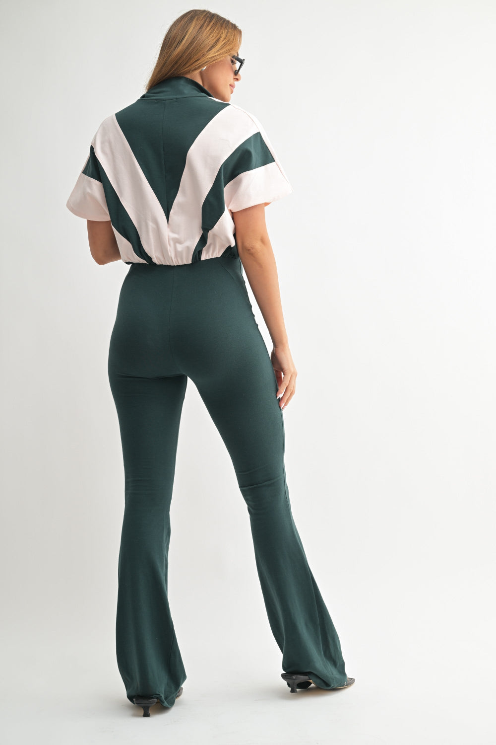 In The Right Direction Jumpsuit (grn)