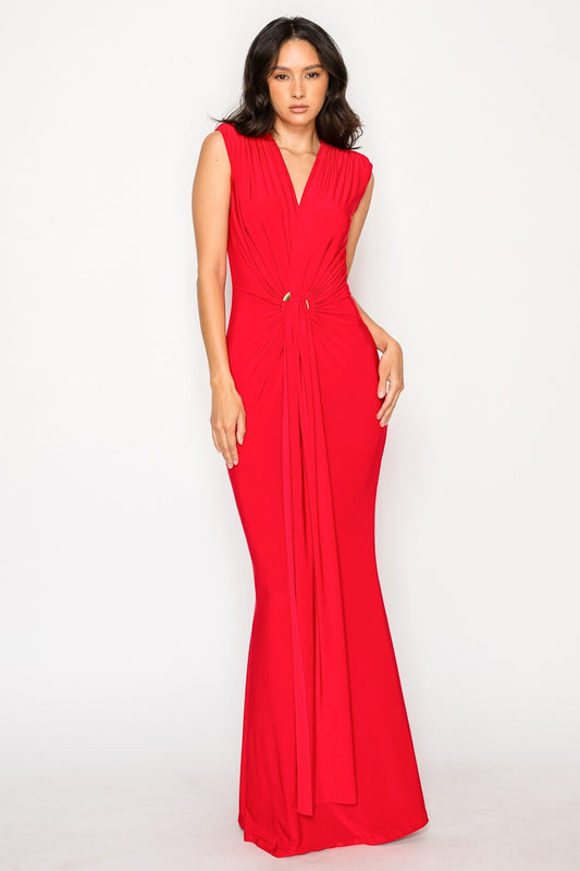 CeCe Maxi Dress (Red) Avail for Pre-order- Ships on or before 5-23-25