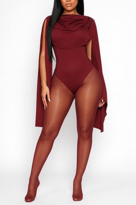 Fly Girl Bodysuit (Burg)