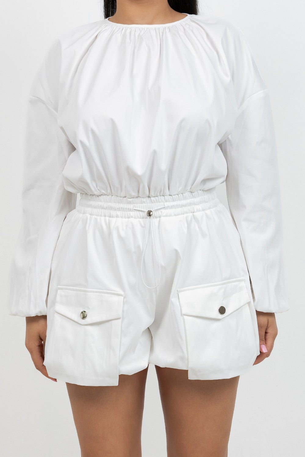 Kylee Romper-Wht