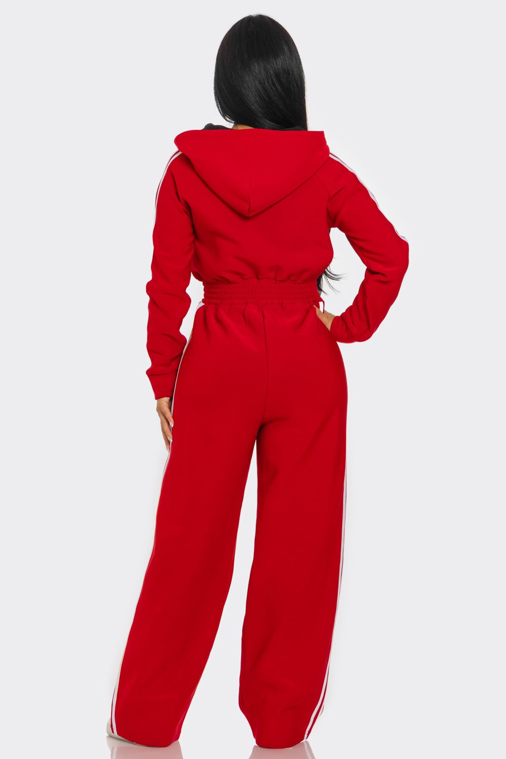 In the Fast Lane Jumpsuit (Red)