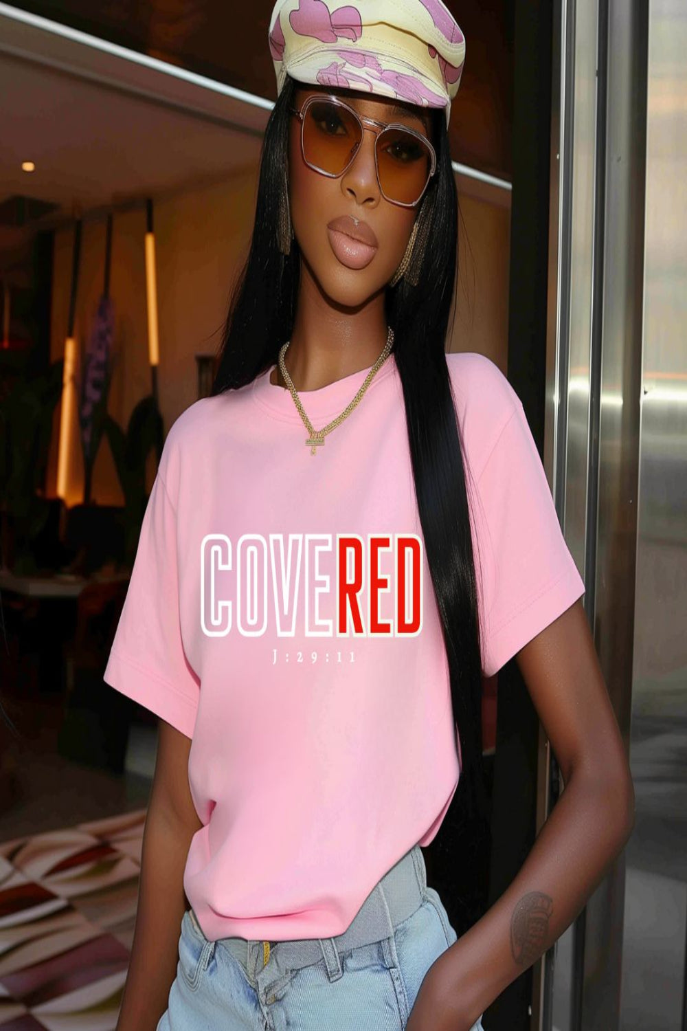 Covered J:29:11 Statement Tee