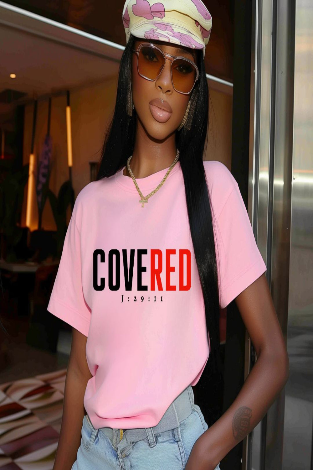 Covered J:29:11 Statement Tee