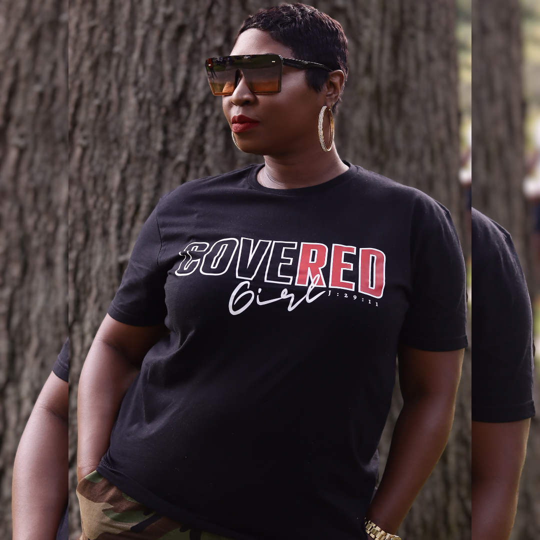 Covered Girl J:29:11 T-shirt (Blk)