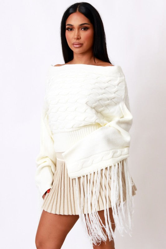 Enchanting Knit Sweater (Off Wht)