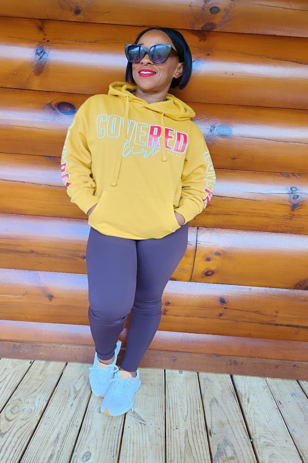 Limited Edition Covered Girl Hoodie (Mustard)  Avail For Pre-Order -Ships on Or Before 11/15