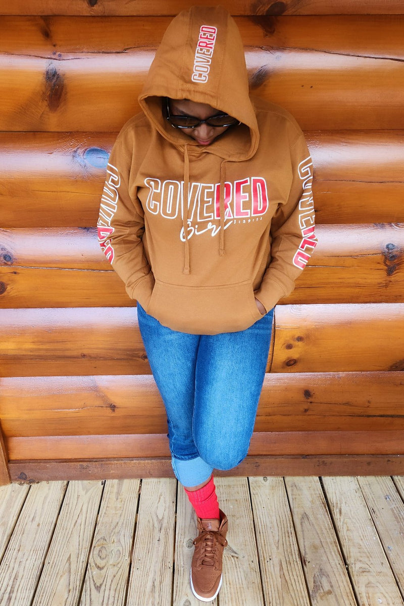 Limited Edition Covered Girl Hoodie (Caramel)  Avail For Pre-Order -Ships on Or Before 11/15